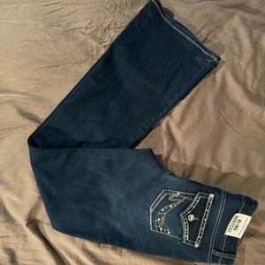 Vanilla Star Dark Blue Bootcut Jeans